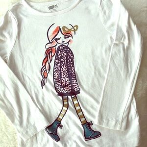 Crazy 8 - Girls 👧🏻 Long sleeve tee size 7/8
